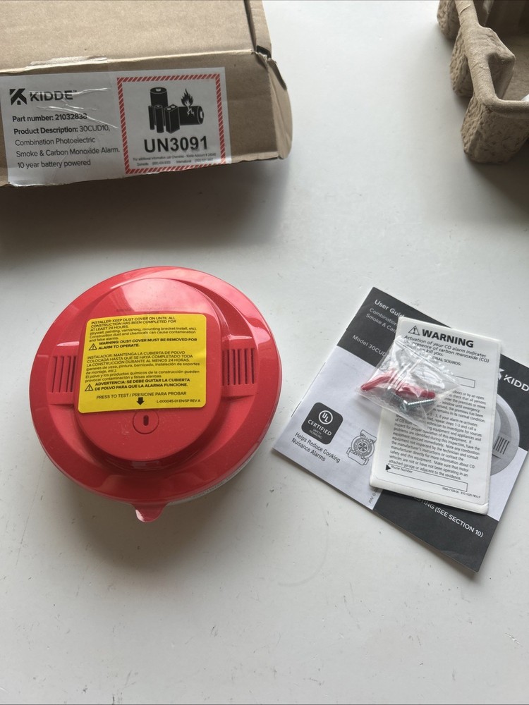 Kidde Smoke & Carbon Monoxide Detector, 10-Year Battery Powered