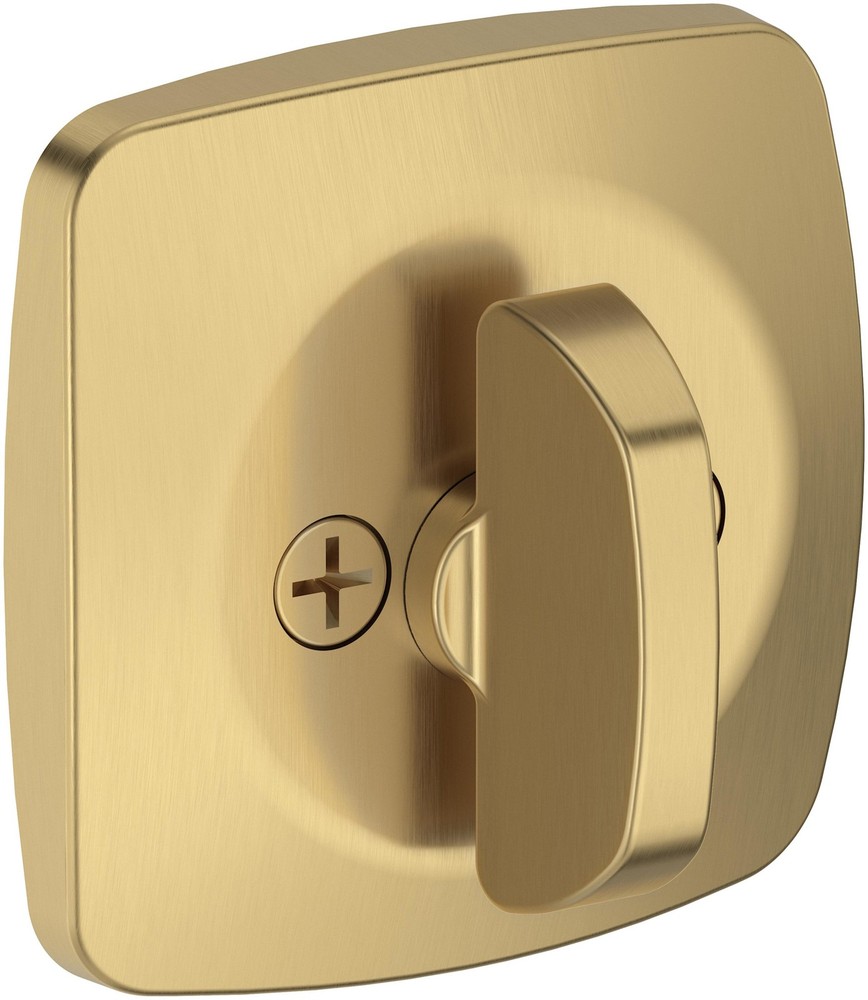 Baldwin SC.SSD Soft Square Solid Brass Single Cylinder Keyed - Brass