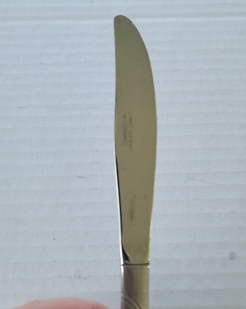 Cambridge Felicity Modern Solid Knife Frosted Glossy Curve Flatware
