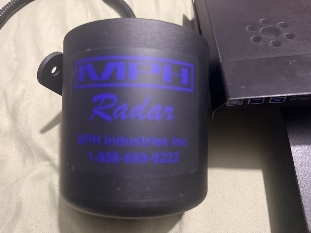 MPH Industries Python III Police Radar Control Panel & Keypad