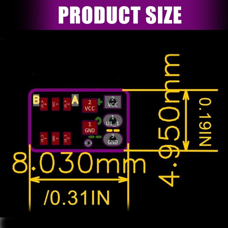 Single Channel Touch Transducer Component Low Power Consumption Wide Potential