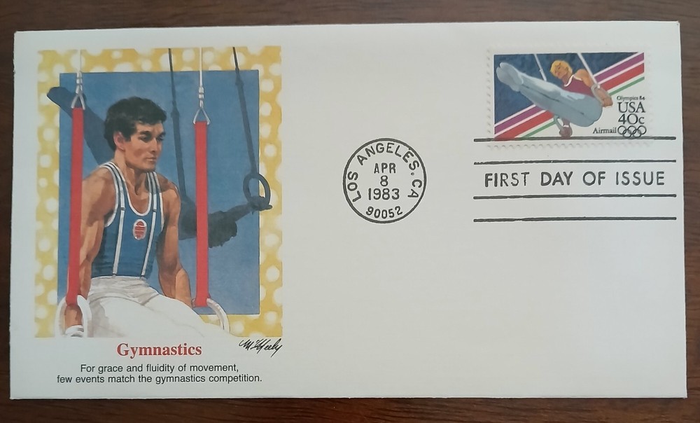 U.S - 1983 - GYMNASTICS  - FDC