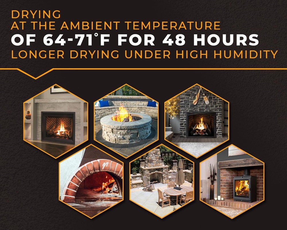 High Temperature Fireproof Refractory Cement Mix for Ovens Kilns Forge
