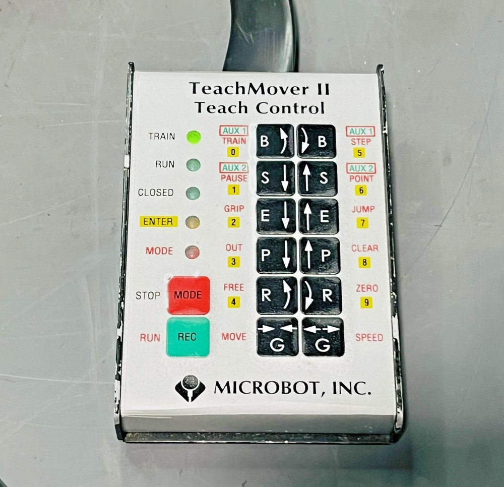 Microbot Teachmover 2 Programmable Robot Arm Teaching Device 12VDC Tested