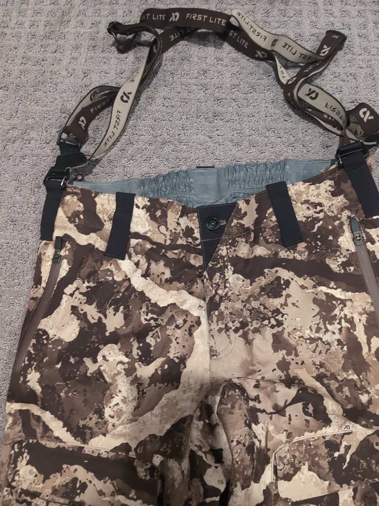 First Lite Seak Stormtight Rain Pants Medium Cipher Excellent Free ship!