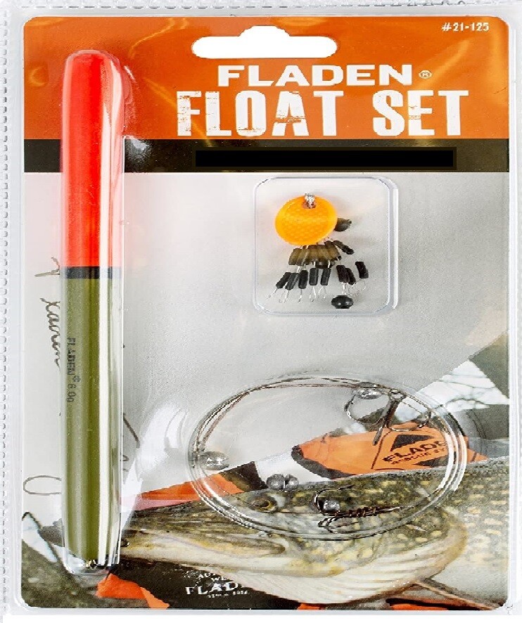 Pike Fishing Float Kit set Including Trace and hooks Fladen