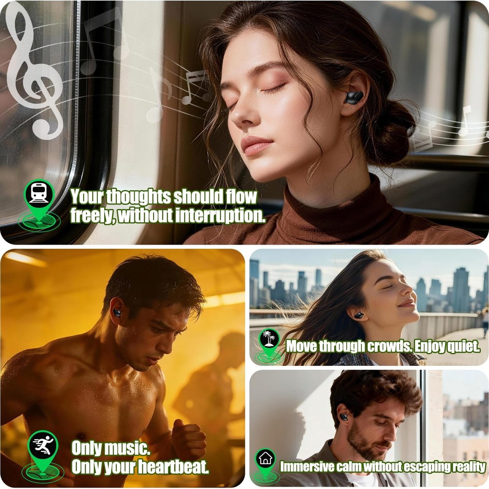 9 Pairs Replacement Ear Tips for Beats Studio Buds/Fit Pro/Studio Black