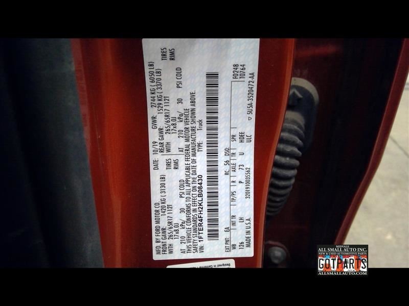 Camera/Projector Camera Windshield Mounted Fits 19-20 RANGER 208906