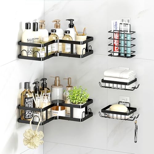 14 Pack Shower Caddy Replacement, Strong Hooks, No Transparent-Upgrade 14Pack