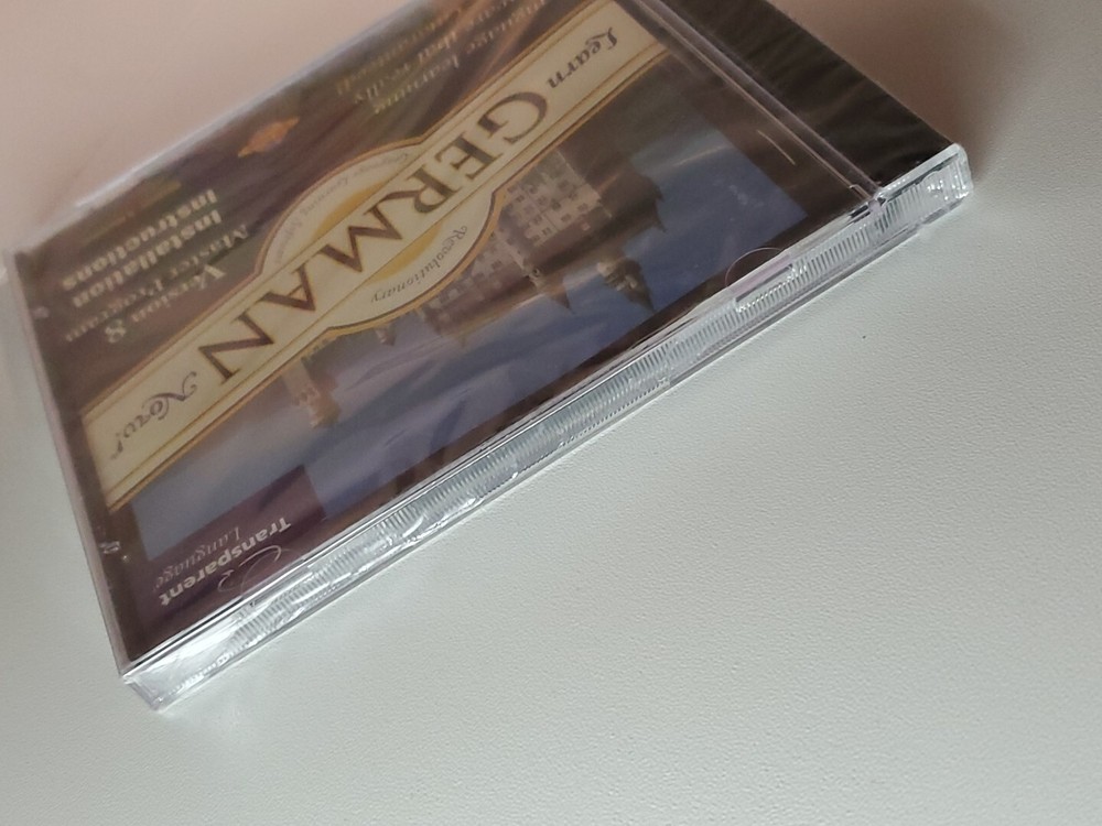 New - Learn German Now! Transparent Language Version 8 Master Program Win/Mac CD