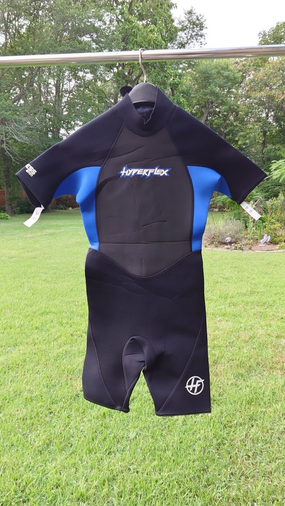 NEW HYPERFLEX JR ACCESS 2MMBACK ZIP- SIZE 12 - JUNIOR SPRING WETSUIT
