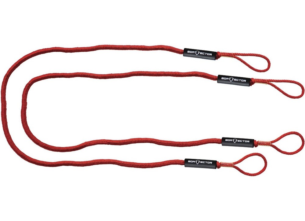 Extreme Max 3006.3075 BoatTector Bungee Dock Line Value 2-Pack - 8', Red