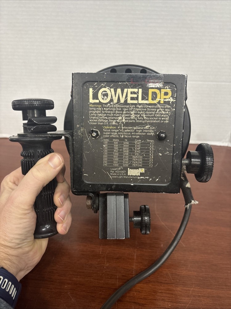 Lowel DP Spot Flood Studio Light Bright *** Works!!!