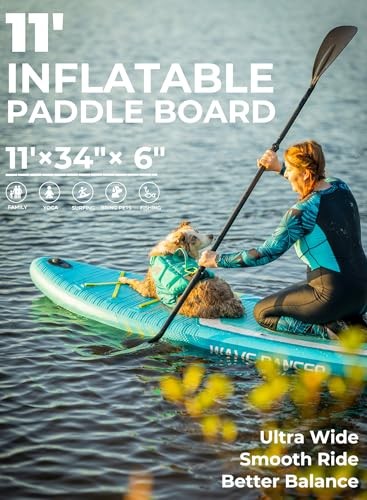 11'6"/11'/10' Inflatable Paddle Board with Complete Accessories, Versatile