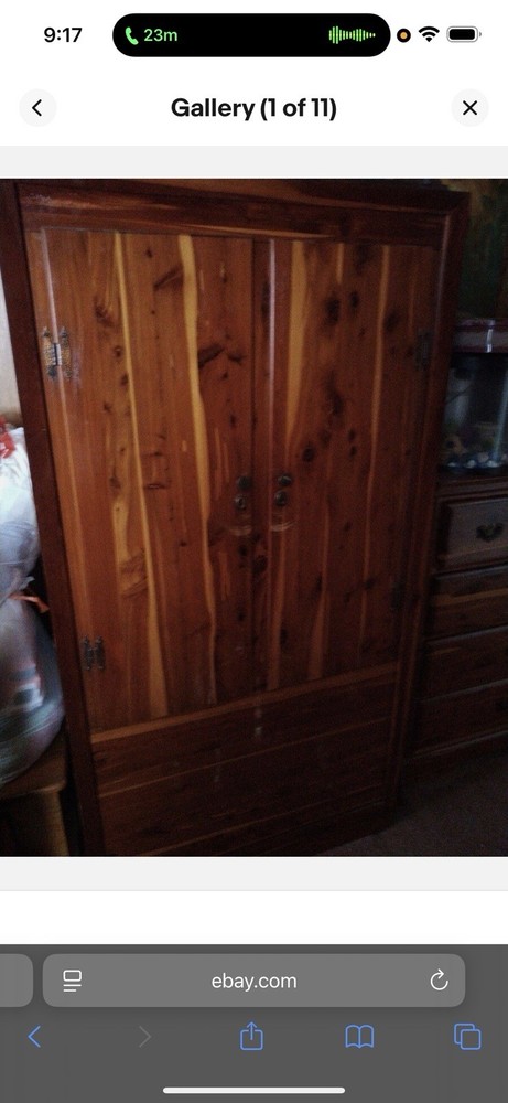 Vintage Red Cedar Wardrobe