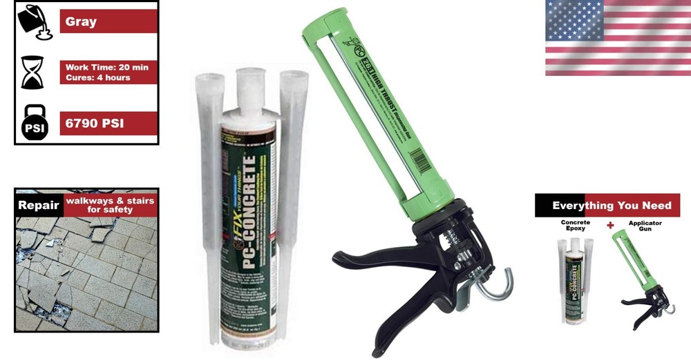 PC-Concrete Anchoring Paste 8.6 oz with Dispensing Gun