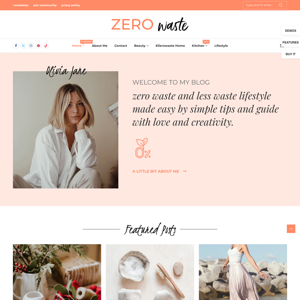 Zero Waste Website Design with Free VPS Web Hosting and Installation