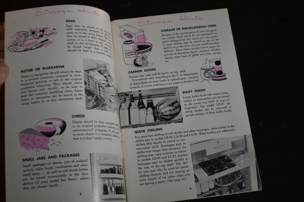 Ca 1948 All About Your New GE Refrigerator & Warrantee