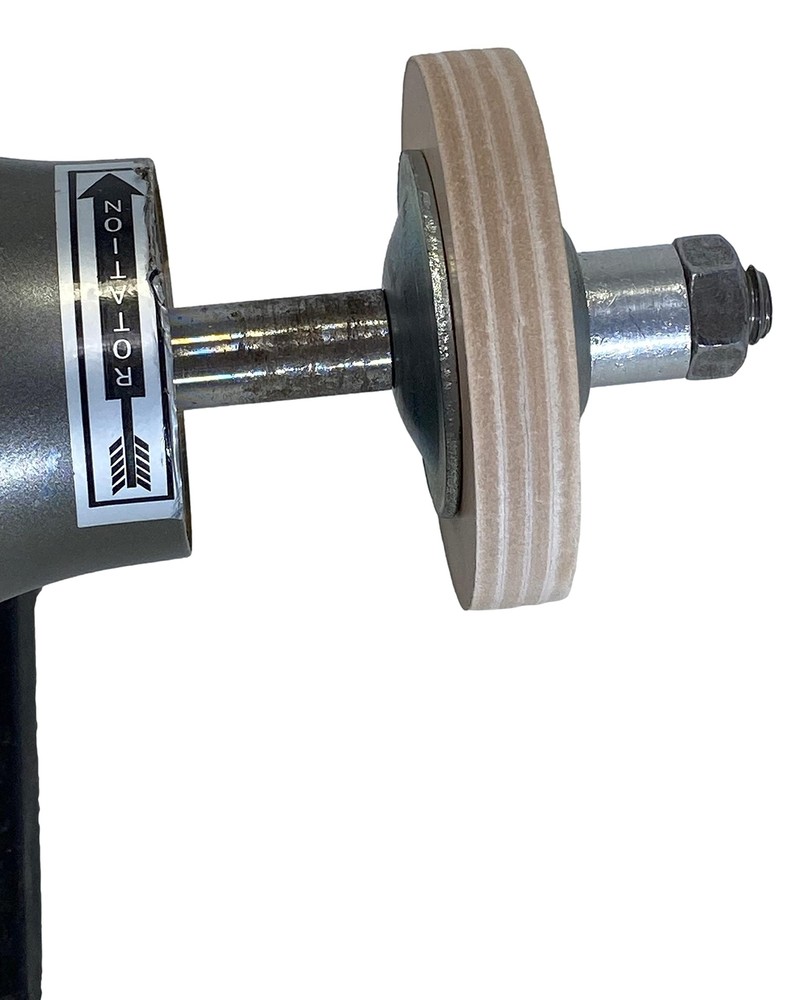 3" 1/2" Width Leather Strop Honing Wheel Fits 1/2" Arbor Bench Gr