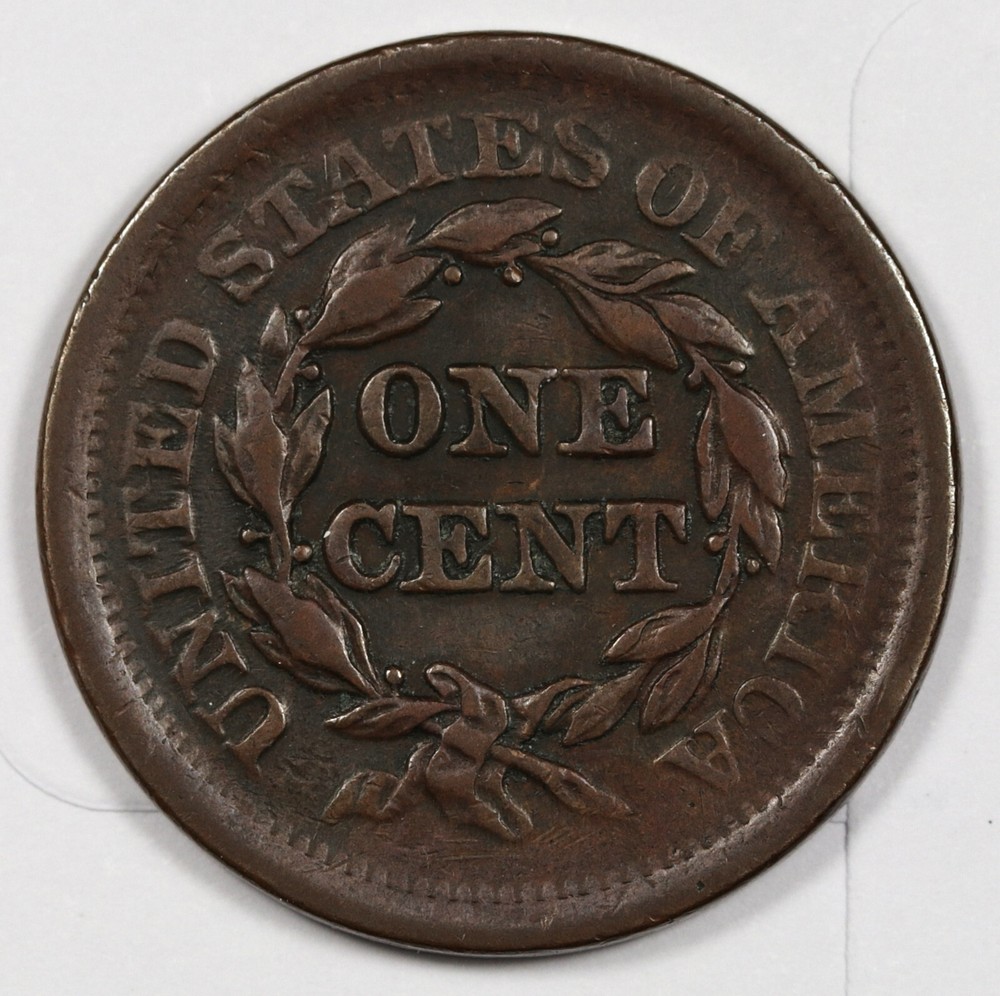 1852 Large Cent. XF. 202733