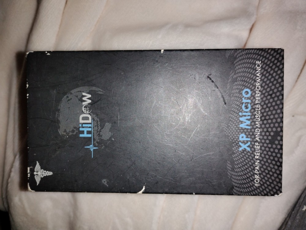 HiDow XP Micro TENS/EMS Combo Rechargeable Device New Open Box