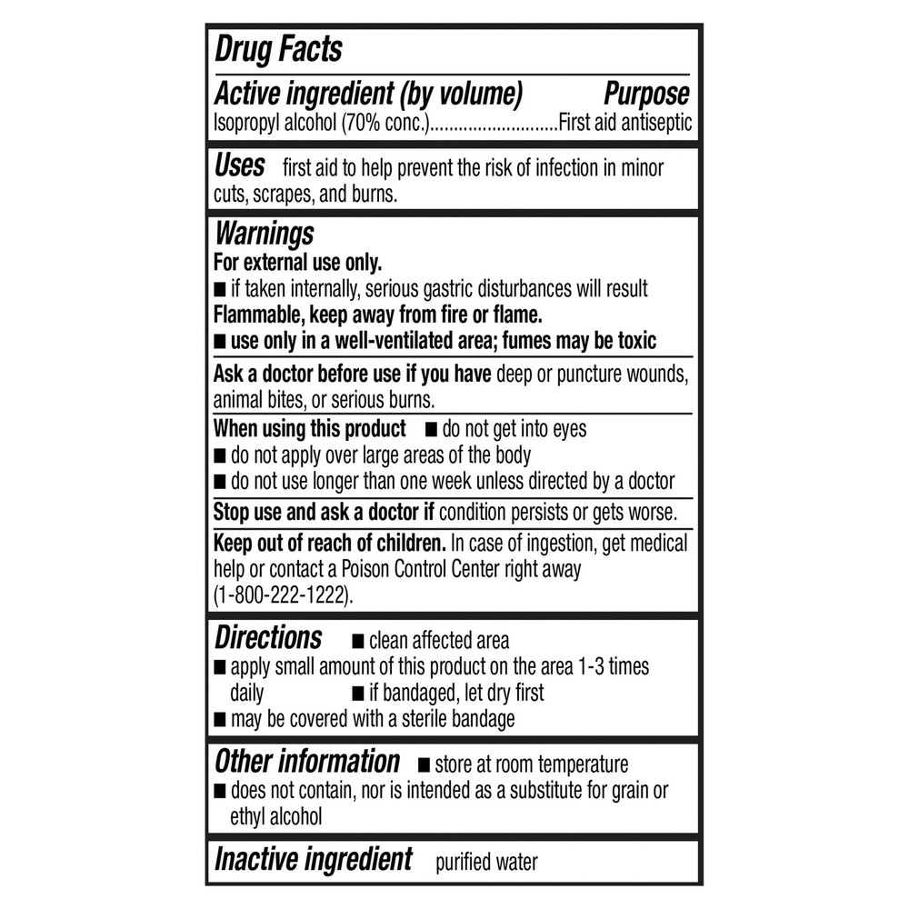 EQUATE 70 Isopropyl Rubbing Alcohol - 32oz (02 PACK)
