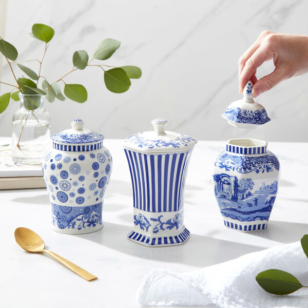 Spode Blue Italian 5.7" Vase