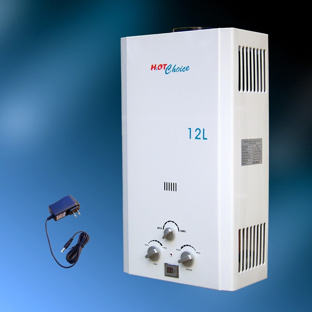 NEW NATRAUL GAS TANKLESS WATER HEATER 12L / 3.2 GPM  - HOT CHOICE