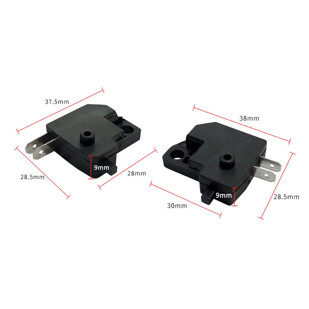 2Pcs Universal Motorcycle Front Brake Light Stop Lever Clutch Switch Accessory