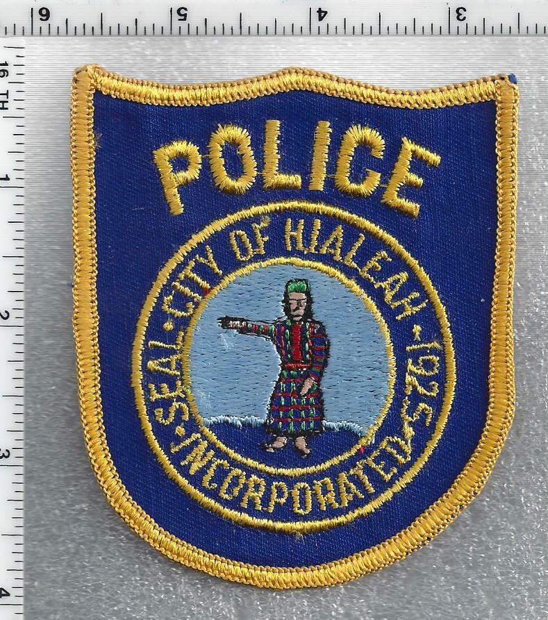 Hialeah Police (Florida) 1st Issue Shoulder Patch