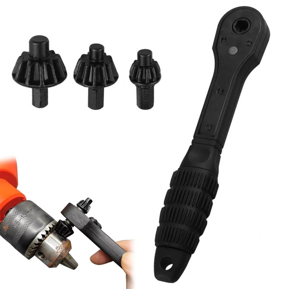 Electric Accessory Drill Chuck Key Ratchet Spanner