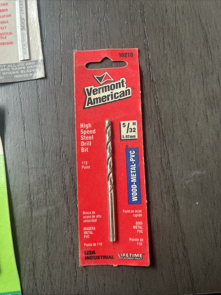 Miscellaneous Jigsaw Blades (9 Total) And (1) Drill Bit