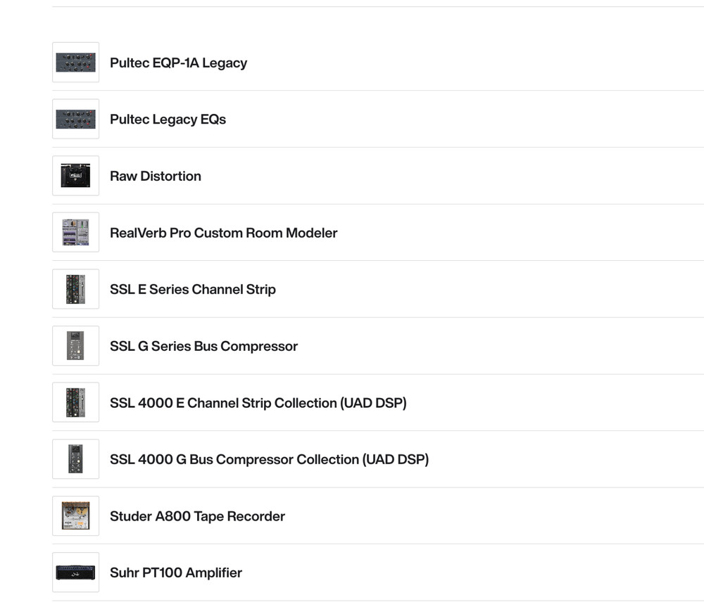 Universal Audio Apollo 8 Duo Thunderbolt 2 Audio Interface, many actived plugins