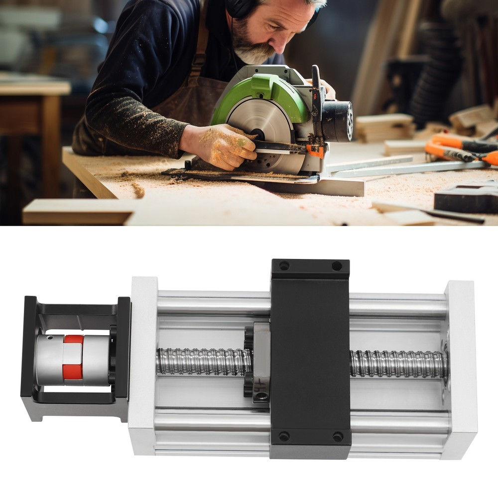 100mm stroke Ball Screw Rail Slide Linear Guide Stage Manual Table CNC Linear