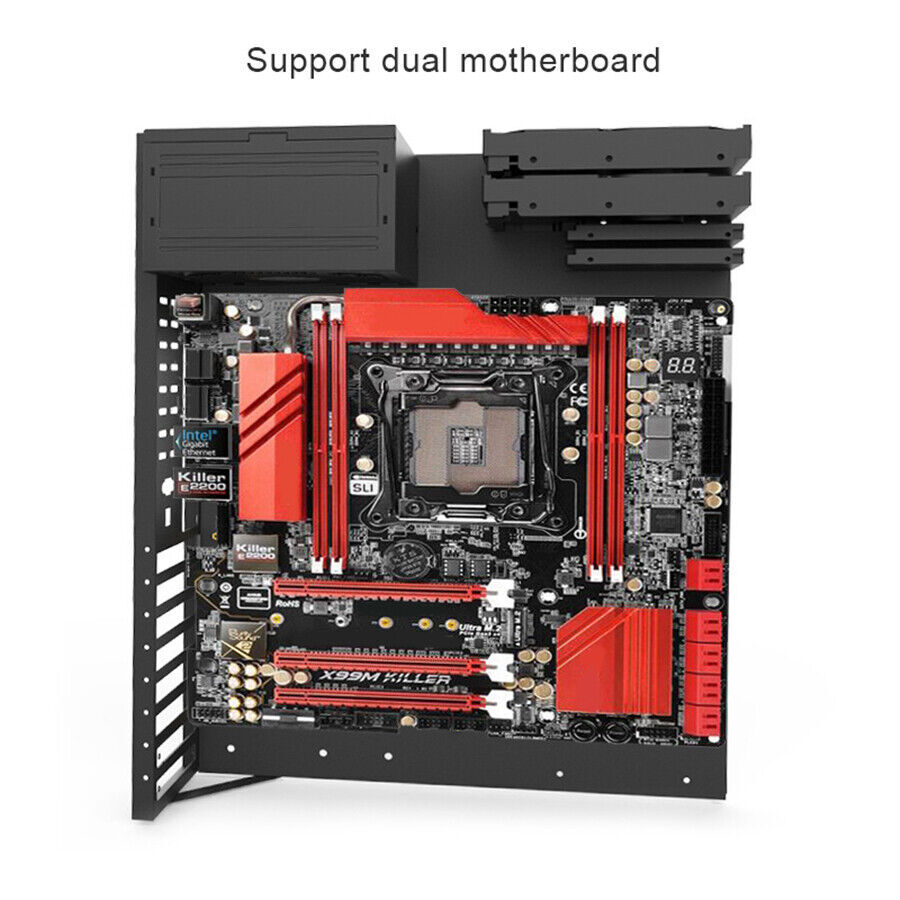 For EATX Computer Case Motherboard Bracket Miner Mining Rig Holder Open Frame US