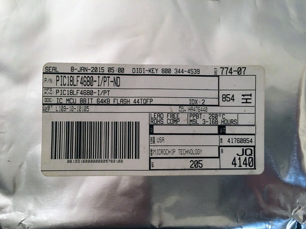 PIC18LF4680-IPT 1 pc