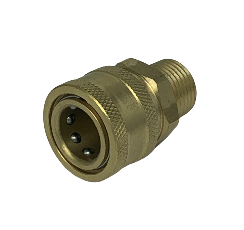 Pressure Washer Quick Connect Socket 1/2 NPT Thread Diameter Measures .840"