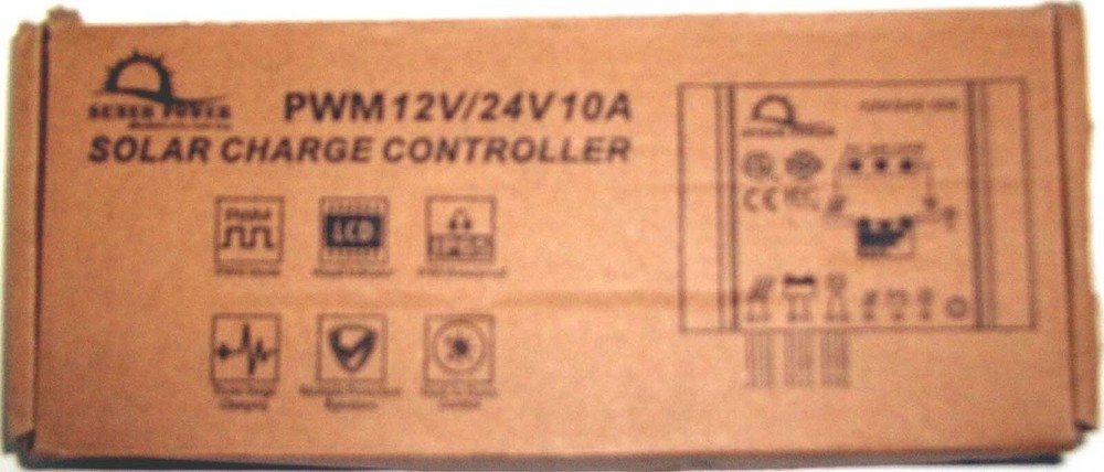 NEW 10A SOLAR CHARGE CONTROLLER SOLAR PANEL CONTROLLER 12V/24V PWM SOLAR