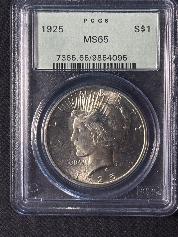 1925 Peace Silver Dollar PCGS MS-65
