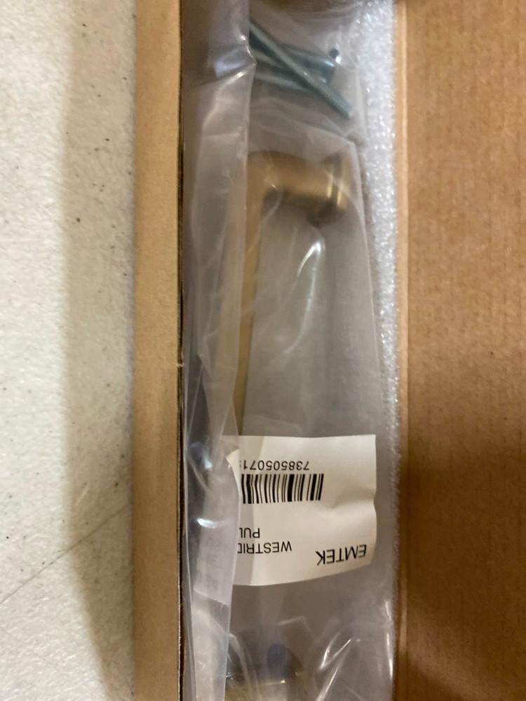 Emtek 86635US4 Westridge 5" Handle Pull from Timeless Classic - Satin Brass