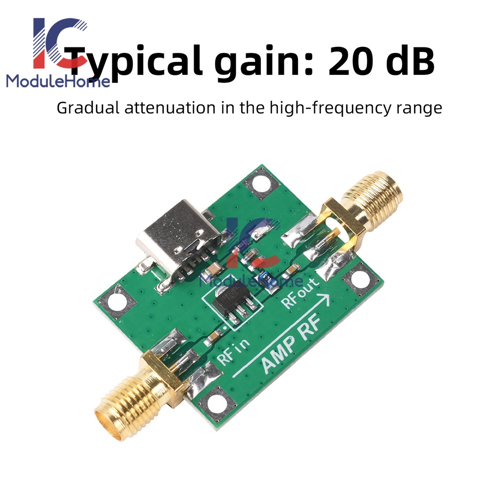DC 5V SBB5089 Gain 20dB RF Module 5MHz~6GHz RF Power Amplifier Front-end module