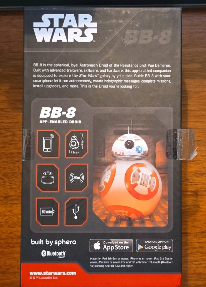 Sphero Star Wars BB-8 App-Enabled Bluetooth Droid Robot Toy