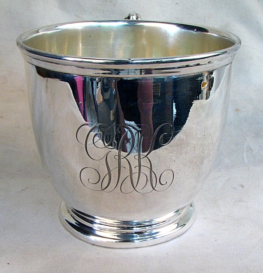 STERLING SILVER TEA COFFEE CUP *J.E. CALDWELL* c.1900