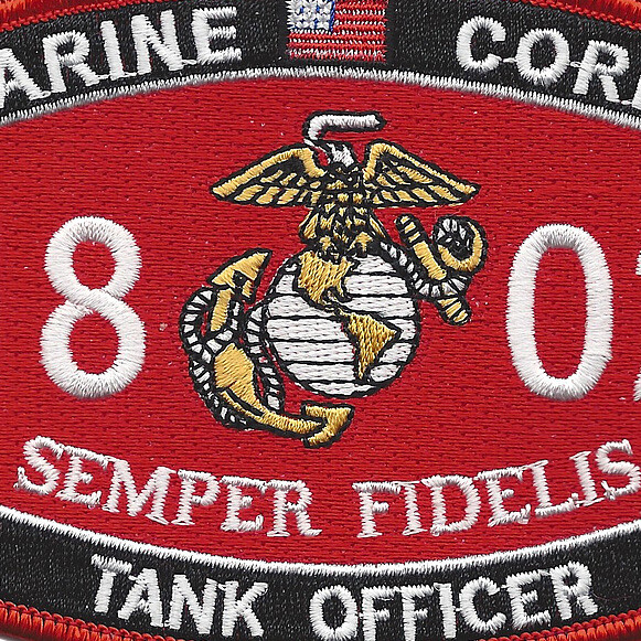 Tank Officer MOS 1802 Patch