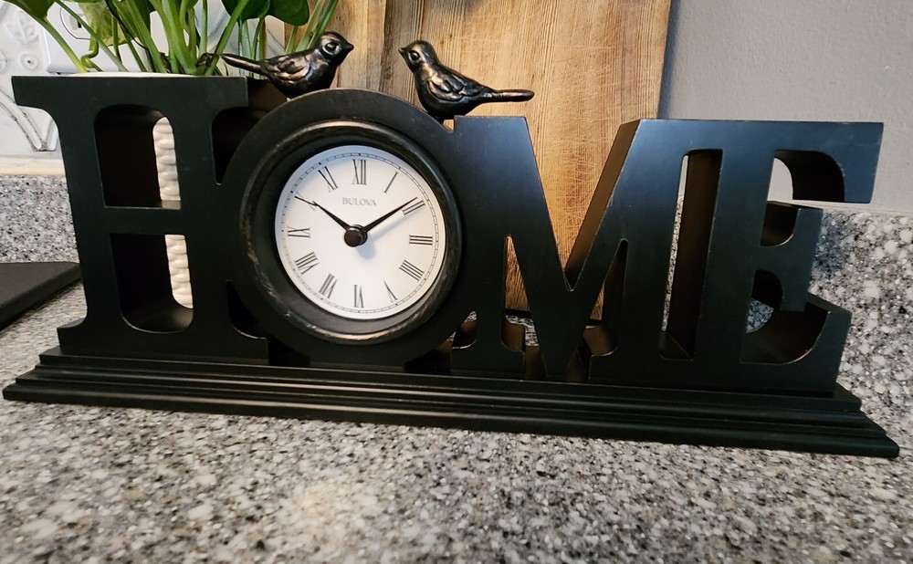 Bulova Home Shelf/Mantle/Table Clock