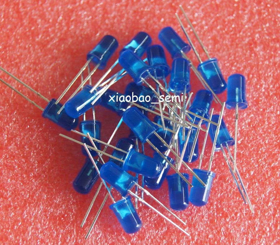 1000PCS 5mm Blue Super Bright Diffused LED Light Lamps