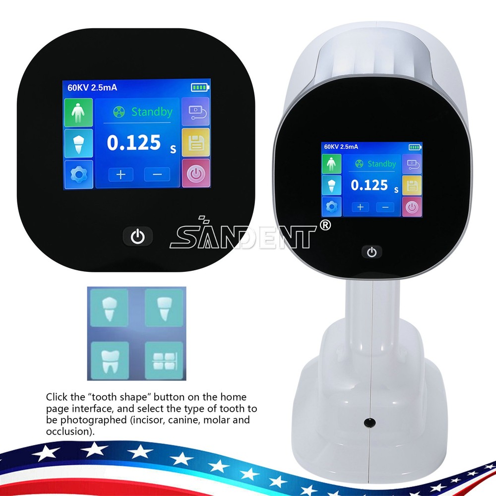 Dental Scatter Shield Protective Ring + Portable Handheld X-ray Machine Kit