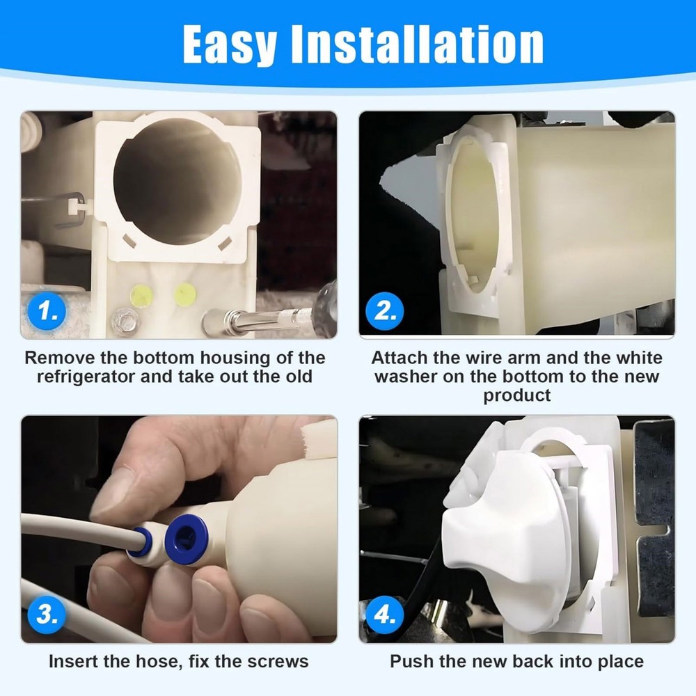 WP2186443 Refrigerator Water Filter Housing For Kenmore 100% New Replacement