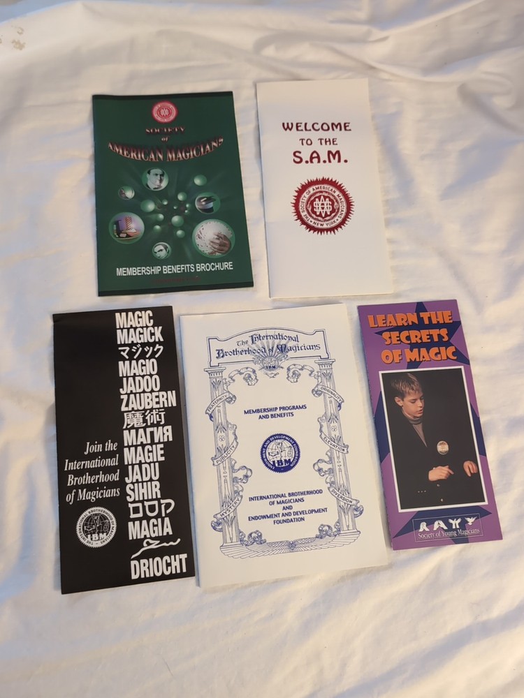 IBM & SAM & SYM Informational Booklets LOT Magic Magician
