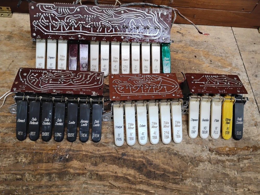 Vintage Organ Tabs! MAKE OFFER!